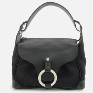 💎✨Beautiful✨💎Authentic BVLGARI Logo Mania Canvas Leather Hand Bag